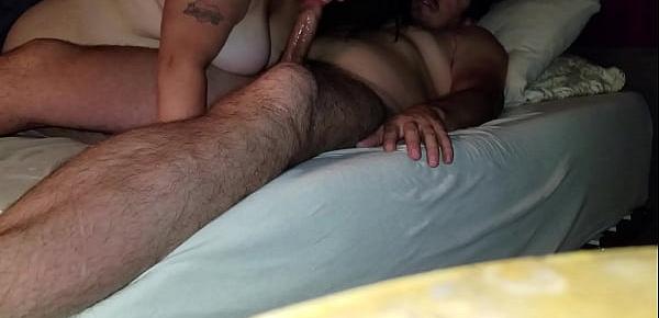  Sexy BBW Fucks her Husband and Gets Spanked